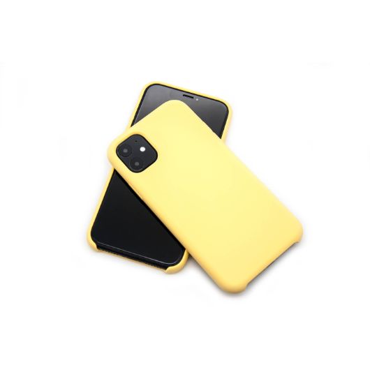 FUNDA SILICONA CASE IPHONE 11 PRO AMARILLO (5.8)