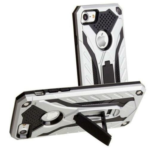 FUNDA ARMOR SOPORTE IPHONE 11 / XR PLATA (6.1)