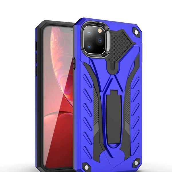 FUNDA ARMOR SOPORTE IPHONE 11 / XR AZUL (6.1)