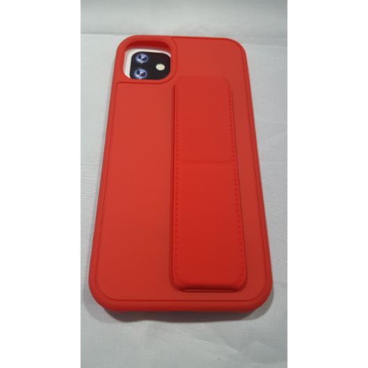 FUNDA CASE SOPORTE IPHONE 11 / XR ROJO (6.1)
