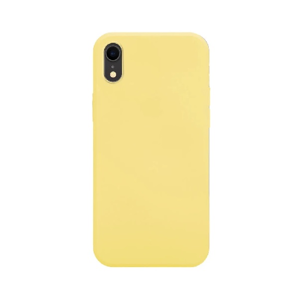 FUNDA SILICONA CASE AMARILLA IPHONE XR (6.1)