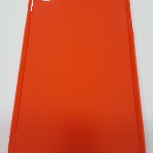 FUNDA SILICONA FLEX IPHONE XR ROJA (6.1)