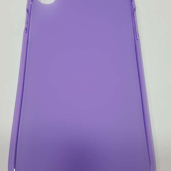 FUNDA SILICONA FLEX IPHONE XR LILA (6.1)