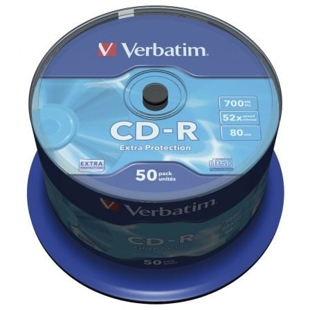 CD-R 700MB 52X TARRINA 50