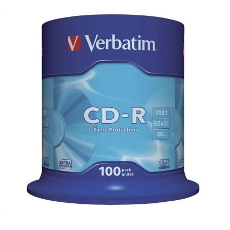 CD-R 700MB 52X TARRINA 100