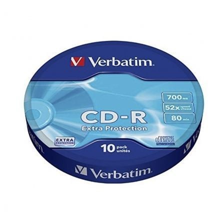 CD-R 700MB 52X TARRINA 10