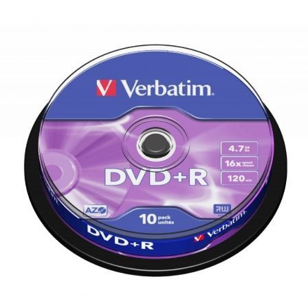 DVD+R 16x  4,70 GB TARRINA 10