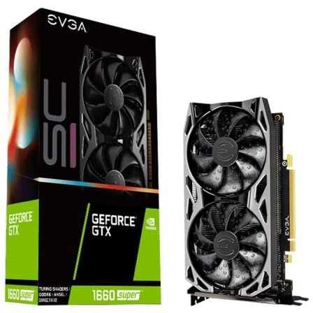 TARJETA GRÁFICA EVGA GEFORCE GTX 1660 SUPER SC ULTRA GAMING/ 6GB GDDR6