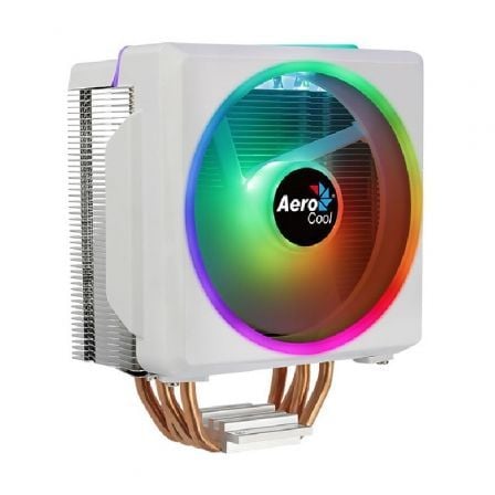 VENTILADOR CON DISIPADOR AEROCOOL CYCLON 4F/ 12CM/ BLANCO