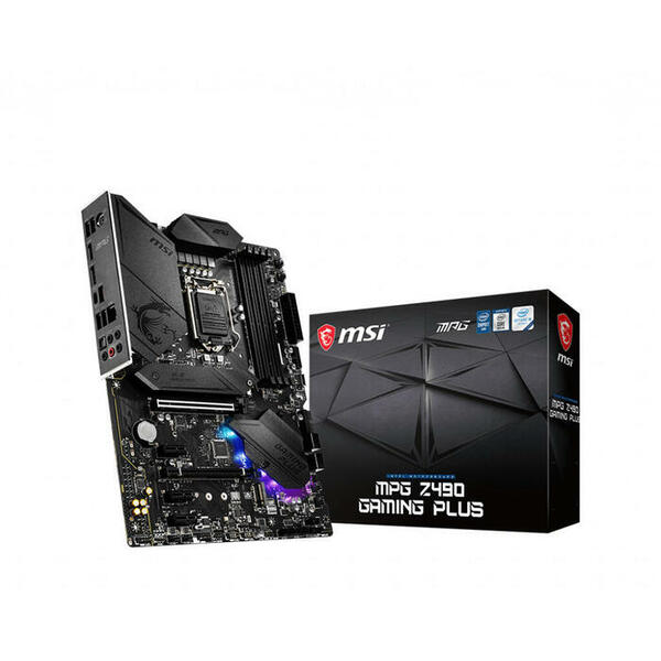 PB MSI LGA1200 MPG Z490 GAMING PLUS ATX/4XDDR4/6XSATA6/2XUSB 2.0+3XUSB 3.2 911-7C75-008