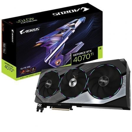 TARJETA GRáFICA GIGABYTE AORUS GEFORCE RTX 4070 TI ELITE 12G/ 12GB GDDR6X