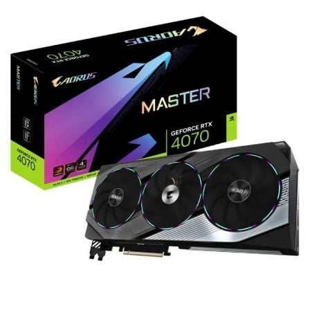 TARJETA GRáFICA GIGABYTE AORUS GEFORCE RTX 4070 MASTER 12G/ 12GB GDDR6X