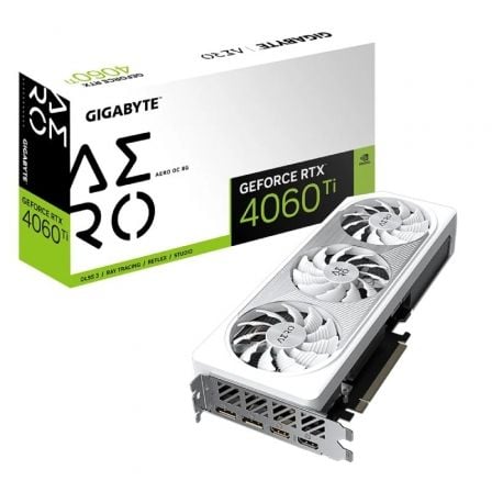 TARJETA GRáFICA GIGABYTE GEFORCE RTX 4060 TI AERO OC 8G/ 8GB GDDR6