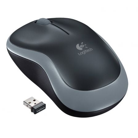 LOGITECH RATON M185 GRIS WIRELESS 910-002235