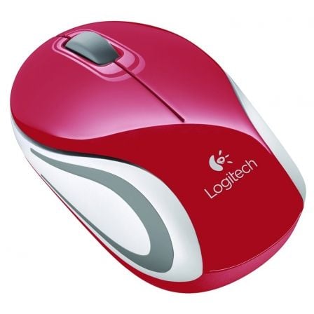 LOGITECH RATON M187 WIRELESS MINI RED (8)