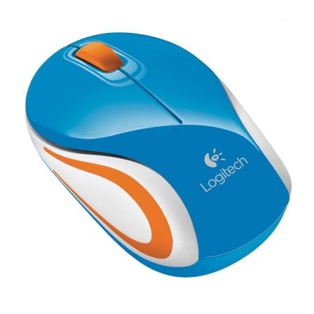 LOGITECH RATON M187 WIRELESS MINI BLUE