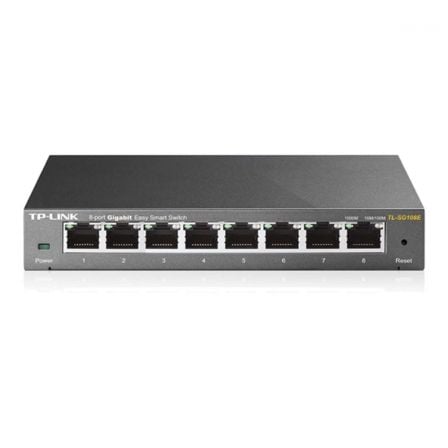 TP LINK SWITCH TL-SG108E EASY SMART 8 PUERTOS Gigabit