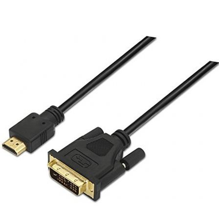 NANOCABLE CABLE DVI A HDMI DVI18+1/M-HDMI A/M 3M NEGRO  10.15.0503