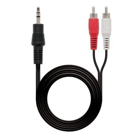 NANOCABLE CABLE AUDIO ESTEREO 3.5/M-2xRCA/M 1.5 M  10.24.0301