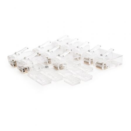 NANOCABLE CONECTORES RJ45 8 HILOS CAT6 (10 UND / BOLSITA) 10.21.0201