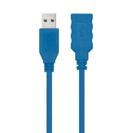 NANOCABLE CABLE USB 3.0, (ALARGO)M/H 1M AZUL