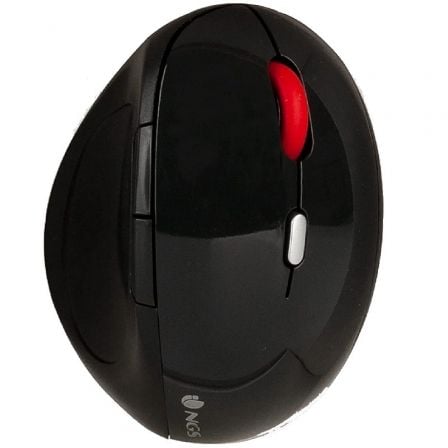 NGS ERGONOMIC WIRELESS MOUSE EVO ERGO RATON ERGONOMICO INALAMBRICO NEGRO BRILLANTE