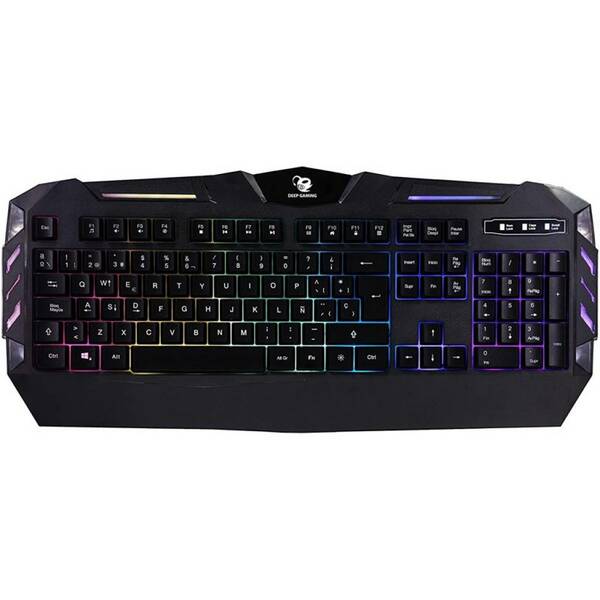 COOLBOX TECLADO DEEPGAMING COLORKEY RGB ANTI-GHOSTING /RGB/ TECLAS MULTIMEDIA