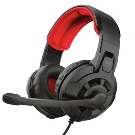 AURICULARES GAMING CON MICRÓFONO TRUST GAMING GXT 411 RADIUS/ JACK 3.5/ NEGROS