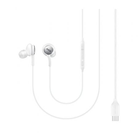 BULK AURICULARES INTRAUDITIVOS SAMSUNG EO-IC100 BLACK AUDIO 2 VÍAS TECNOLOGÍA AKG MICRÓFONO TAPONES Y GANCHOS 3 TAMAÑOS USB TIPO